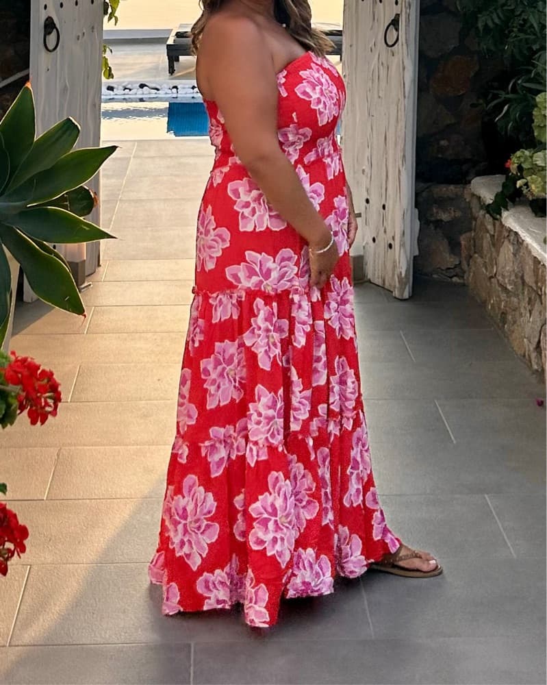 Vibrant Floral Maxi Dress - Image 2