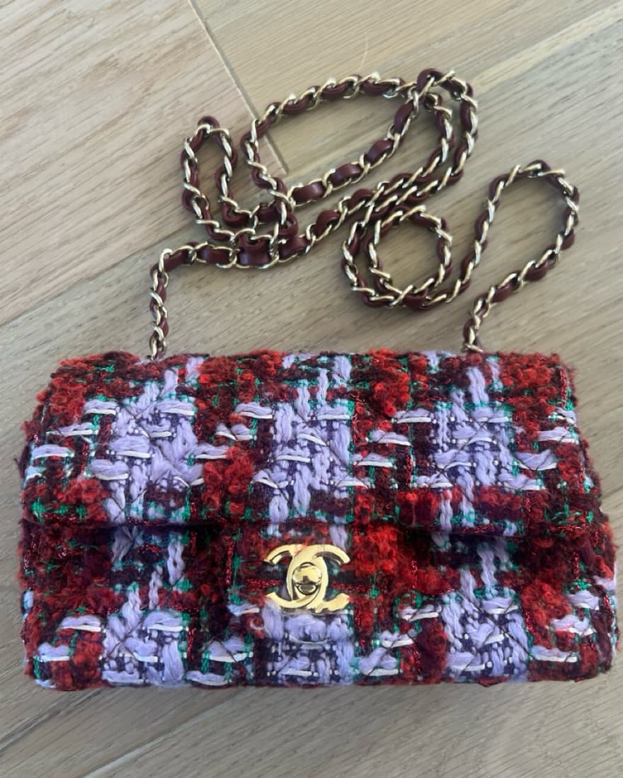Chanel Mini Flap Classic Fabric  - Image 1