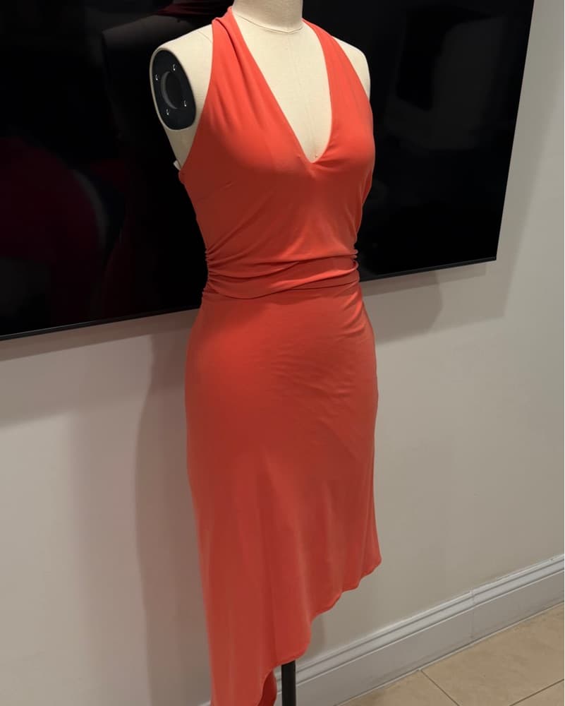 Vibrant Halter Maxi Dress - Image 1