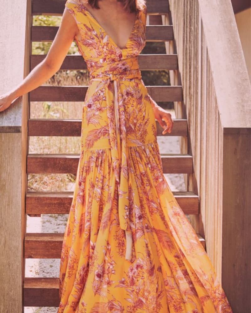 Alexis Yellow Gown - Image 4