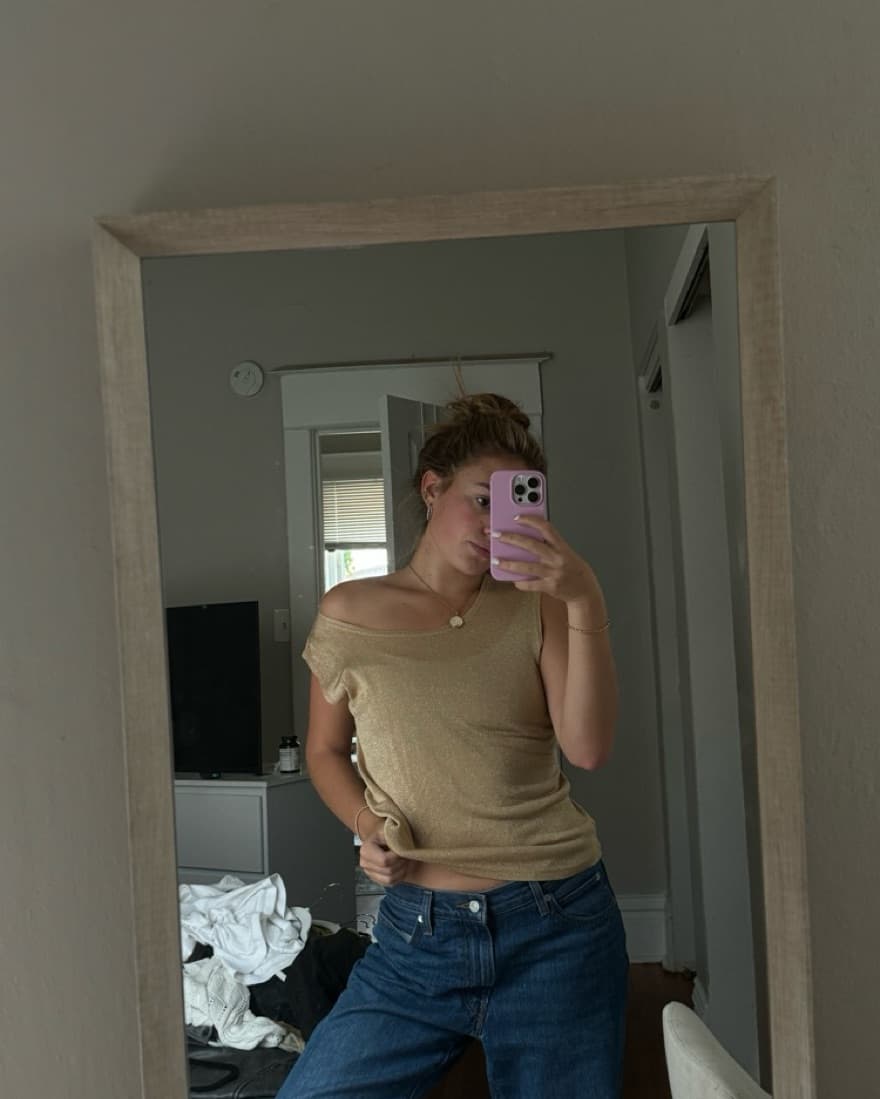 Gold Sparkly Top - Image 3