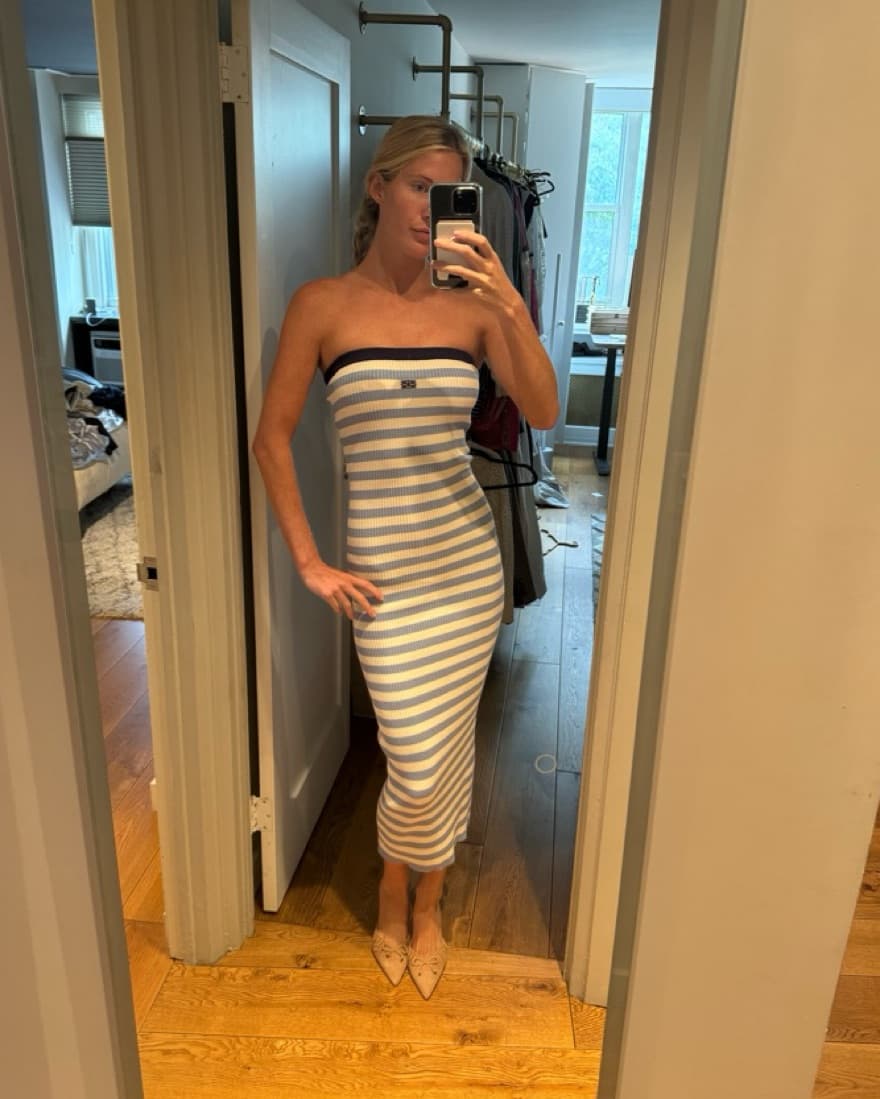 De rococo Maxi Striped Rib Dress - Image 2
