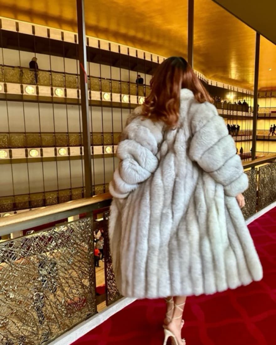 Vintage Real Fox Fur Coat - Image 2