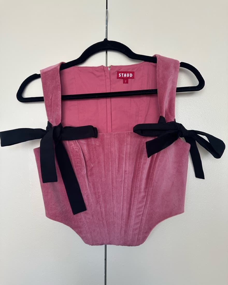 Staud Alice Top in Dusty Rose - Image 1