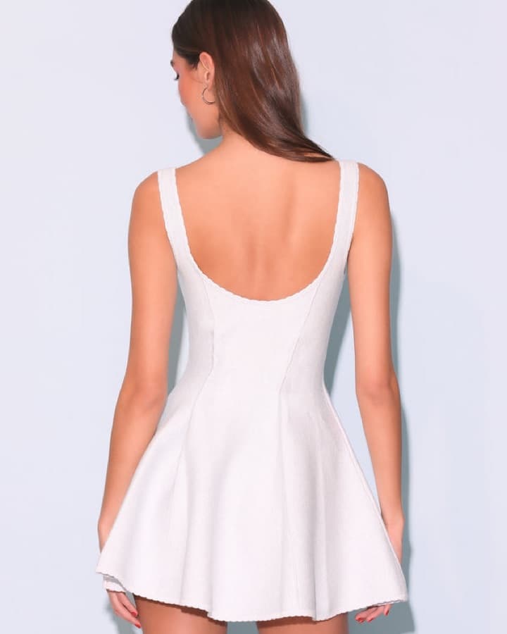 Fleur Du Mal Brigette Flared Dress - Image 3