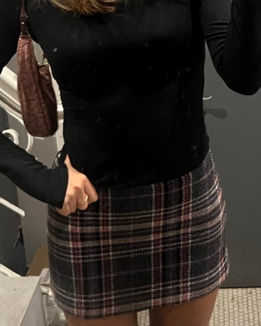 Vintage Miss Sixty Plaid Skirt  - Image 2