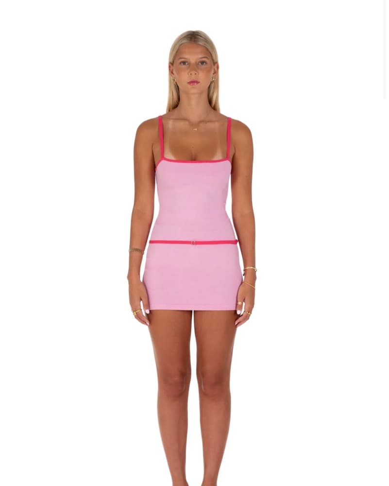 I Am Delilah Pink Mini Dress - Image 1