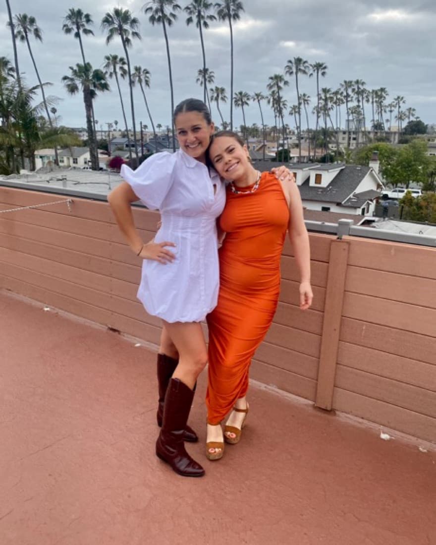 Strechy, Hot Orange Dress - Image 1