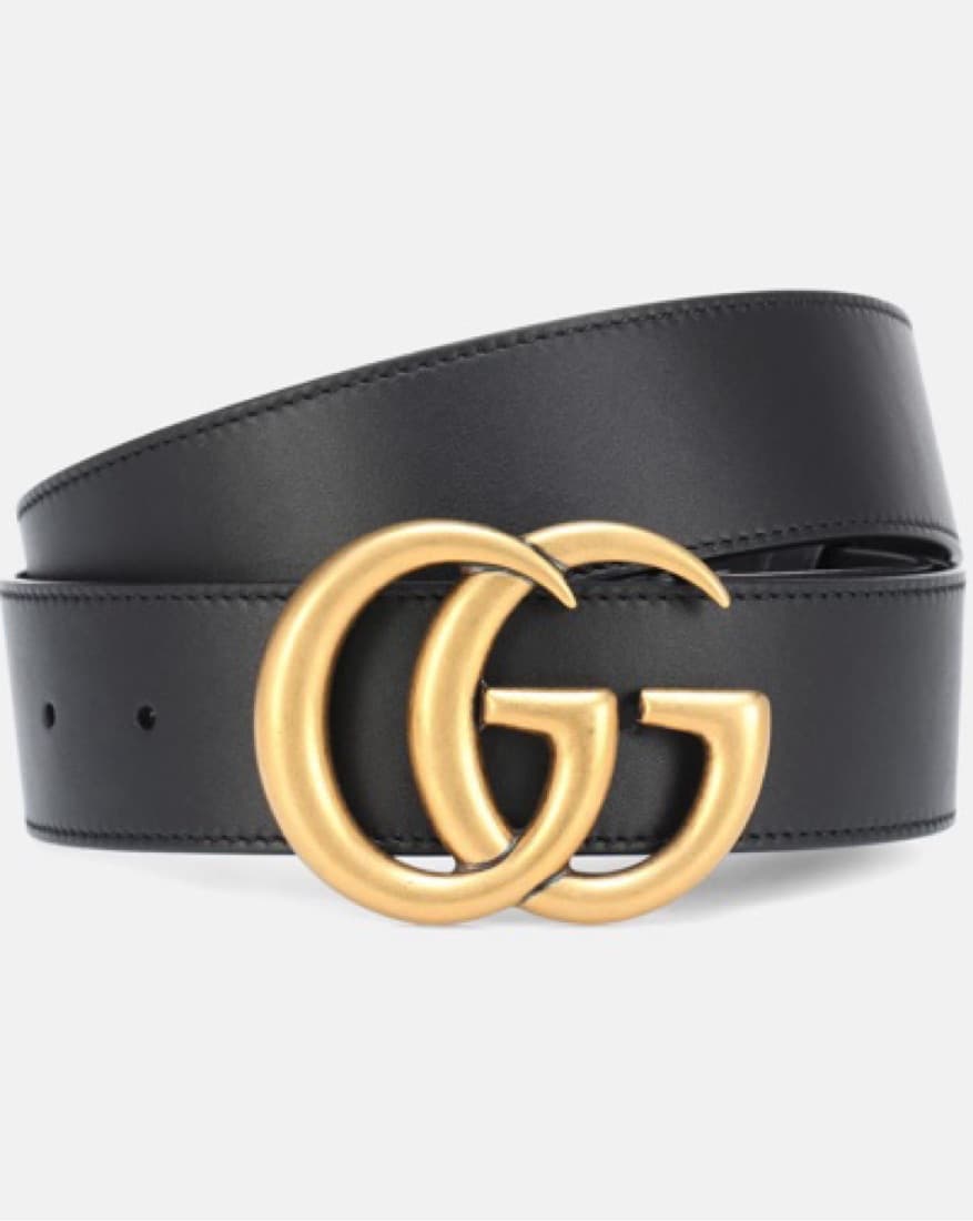 Re-Edition Gucci Black Leather Belt  - Image 1