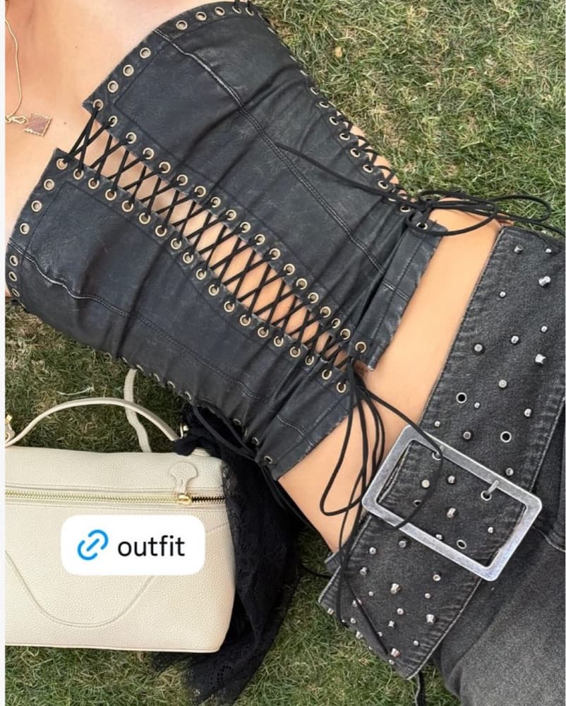 Jaded London Studded Low Rise Jean - Image 3