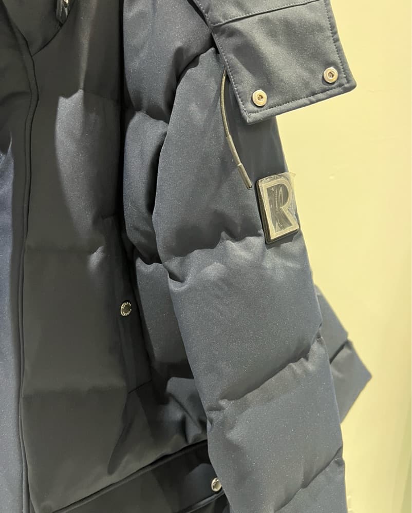 Rudsak Quilted Puffer Jacket in Navy - Image 4