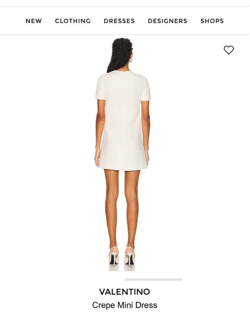 Valentino Crepe Dress With Bows NWT - Image 4