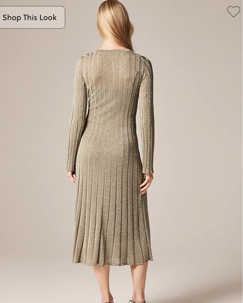 Gold Shimmer Dress  - Image 2