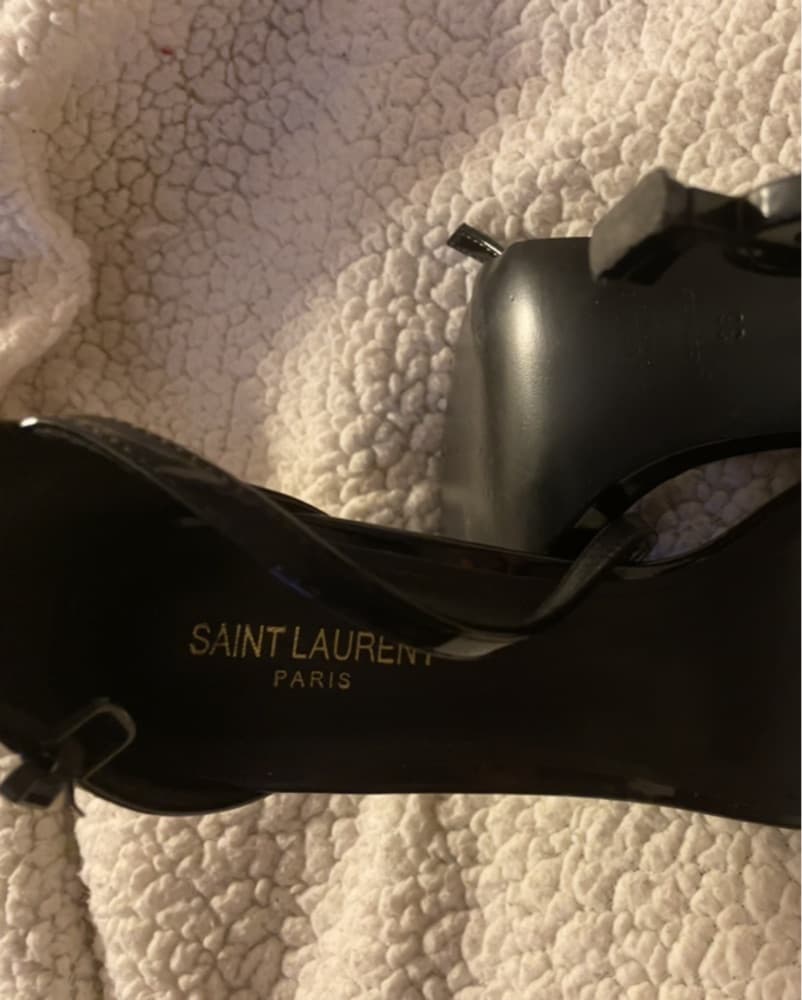 Opyum YSL Patent Leather heel Black logo - Image 2