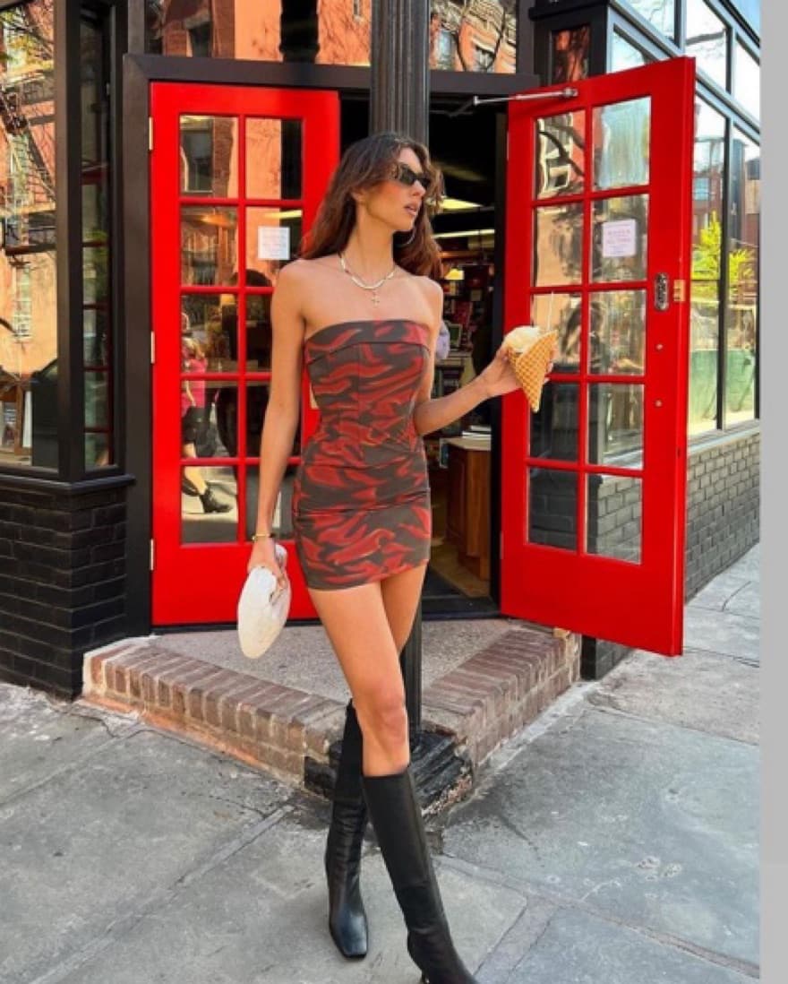 With Jean Chloe Corset Dress  - Image 1