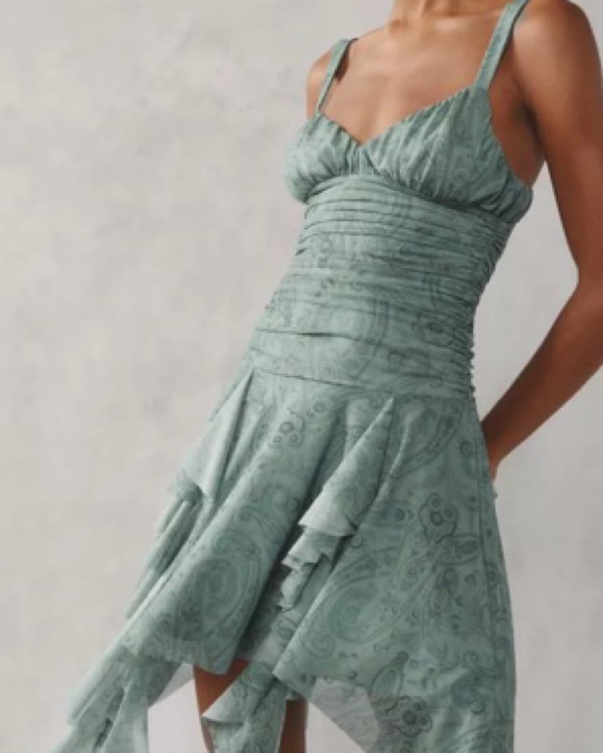 Kimchi Blue Ilana Mesh Drapey Mini Dress - Image 6