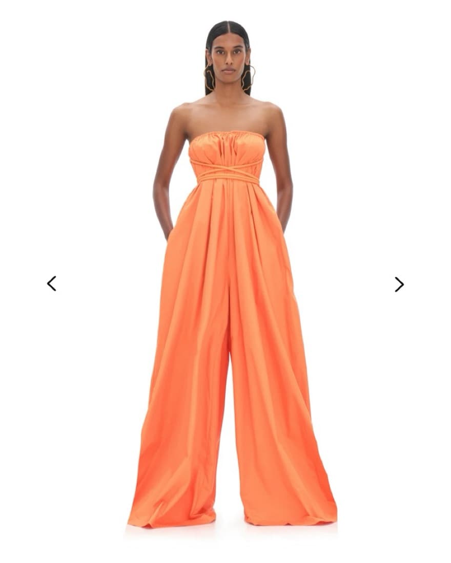 ANDREA IYAMAH - ORANGE ROPE JUMPSUIT - Image 3