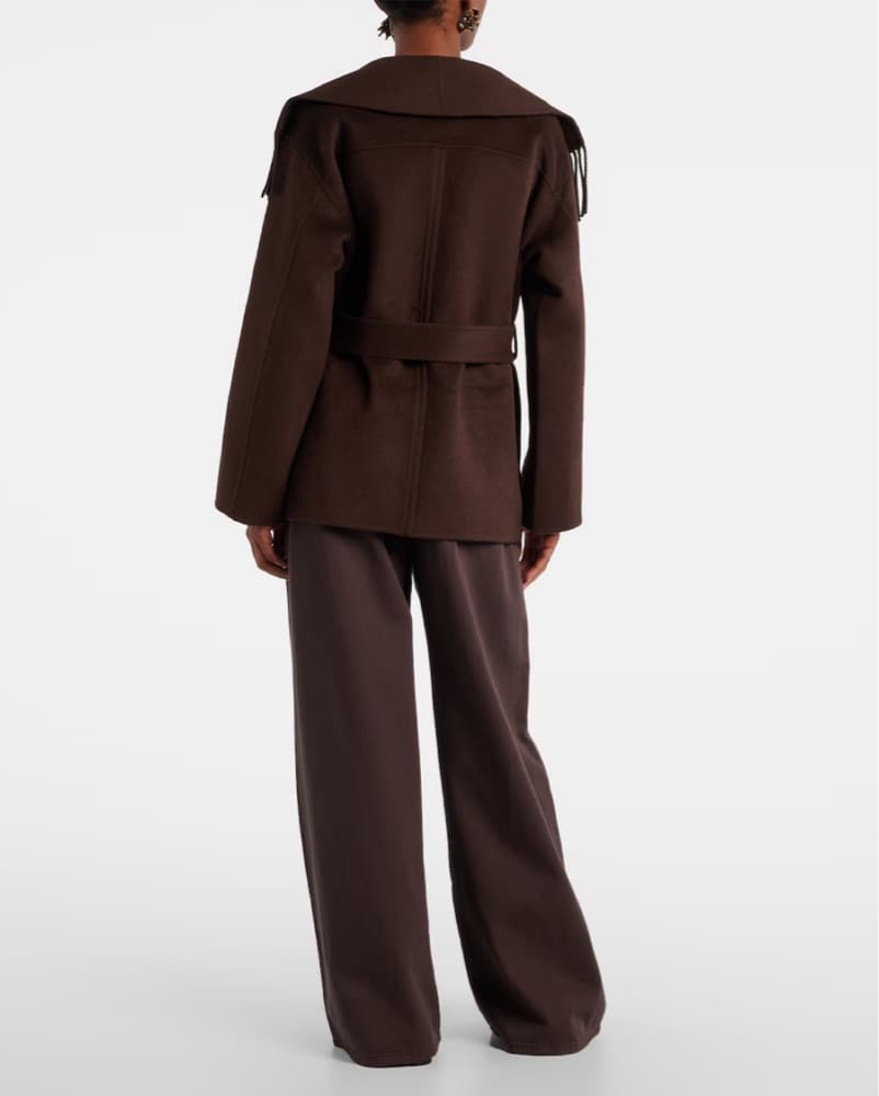 Simkhai Fringe-Accented Wool Coat - Image 4