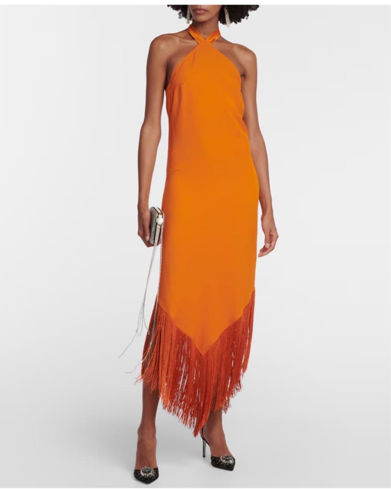 Taller Marmo Fringe Maxi Dress - Image 3