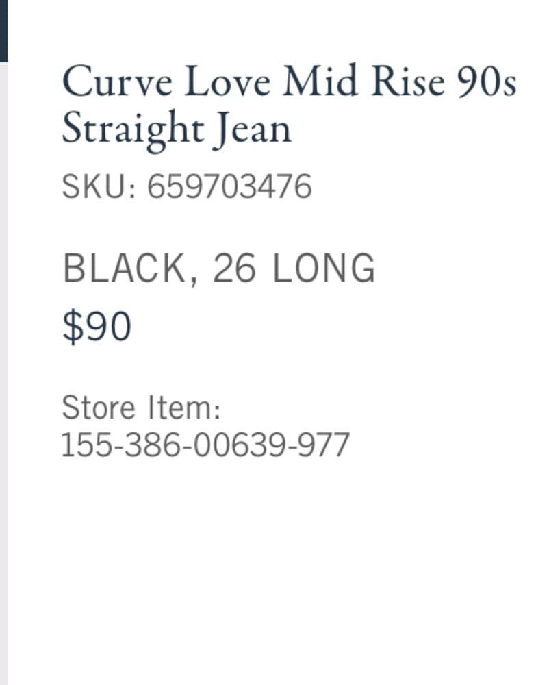black straight leg jeans - Image 2