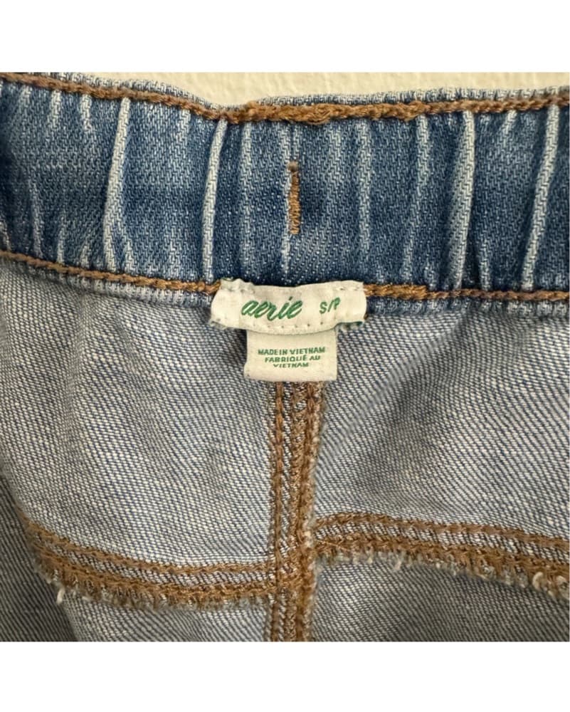 American Eagle Denim Blue Women's Shorts - Image 3