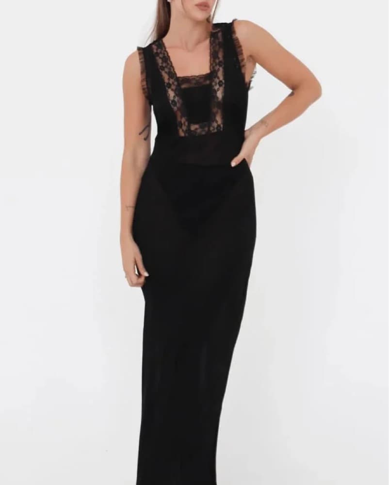 Black maxi dress - Image 1