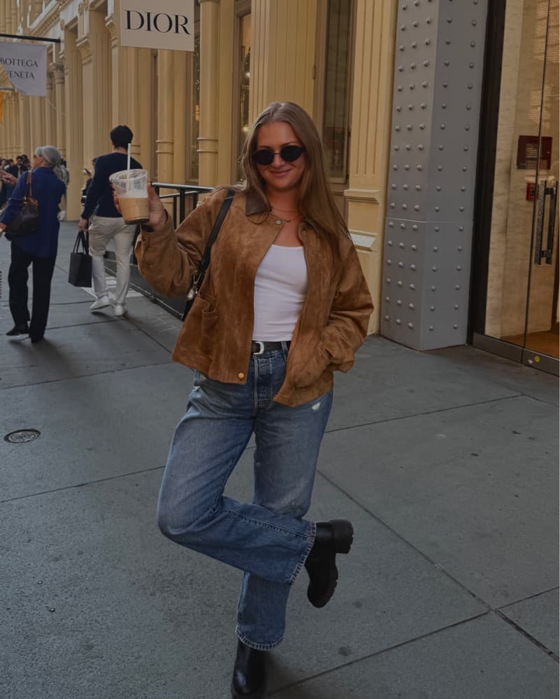Suede/Leather Jacket - Image 2