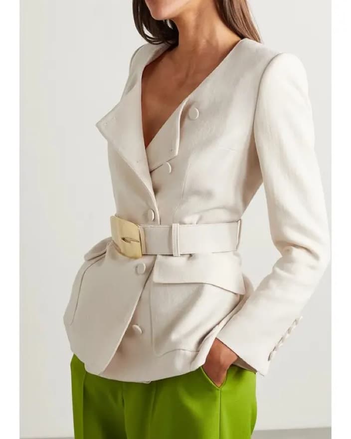 White Gucci Blazer Jacket - Image 2