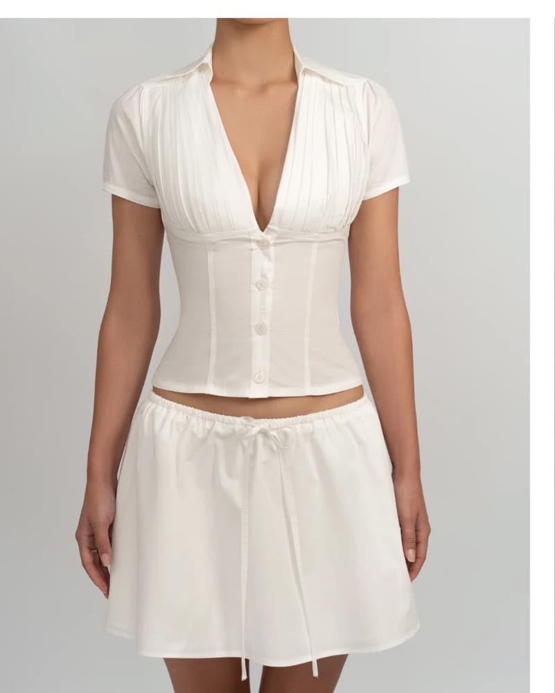 Fenity White Button Up - Image 1