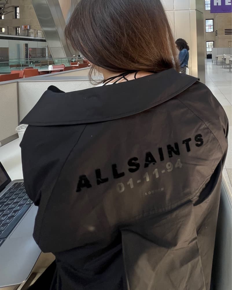 Allsaints Black Button Up - Image 2