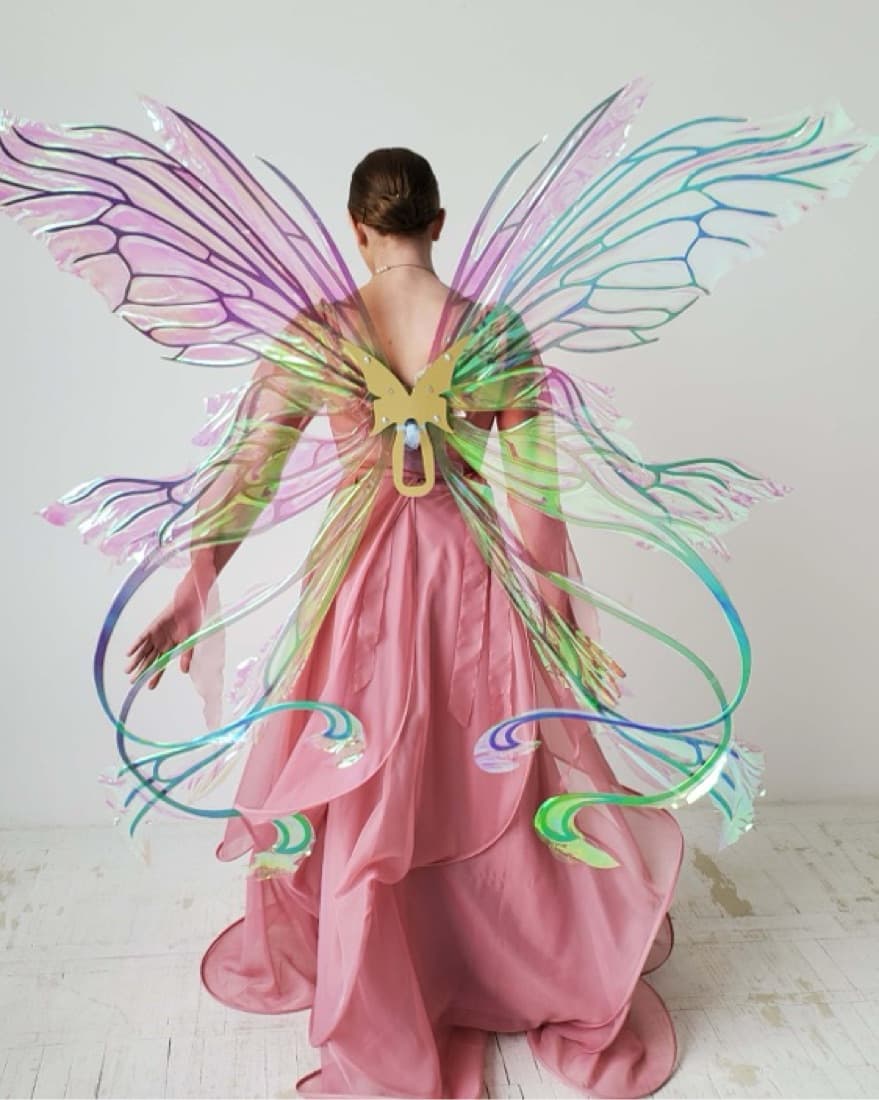 XXL Iridescent Fairy Wings - Image 6