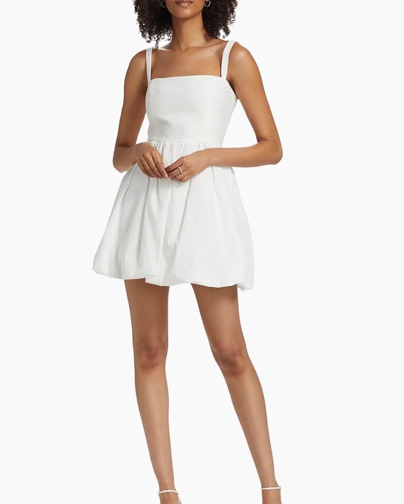 Amanda Uprichard White Mini Dress - Image 1