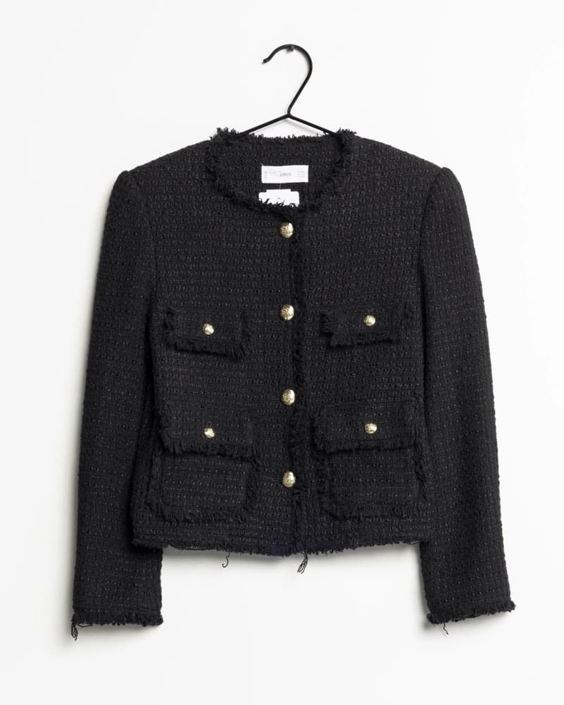 Black Tweed Jacket - Image 1