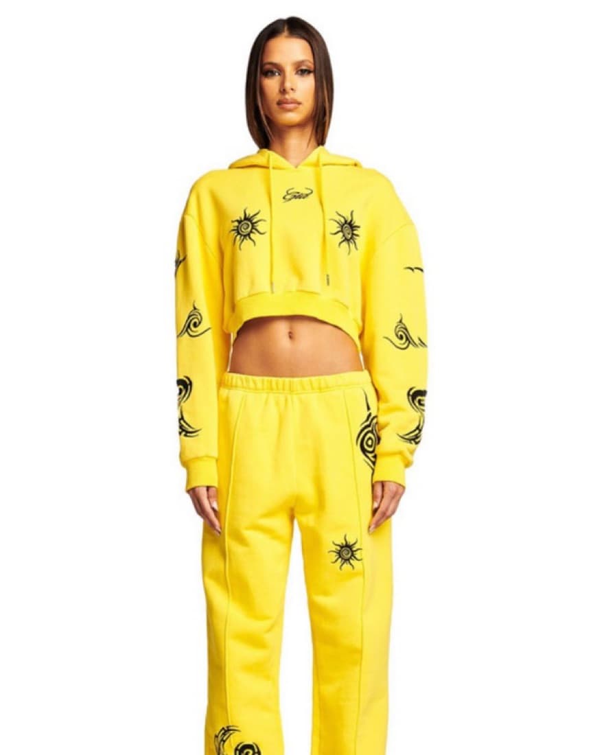 Olessia Hoodie - Yellow Tattoo - Image 2