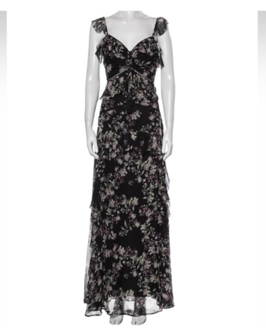 Love Sam Floral Print Long Dress Size S - Image 1