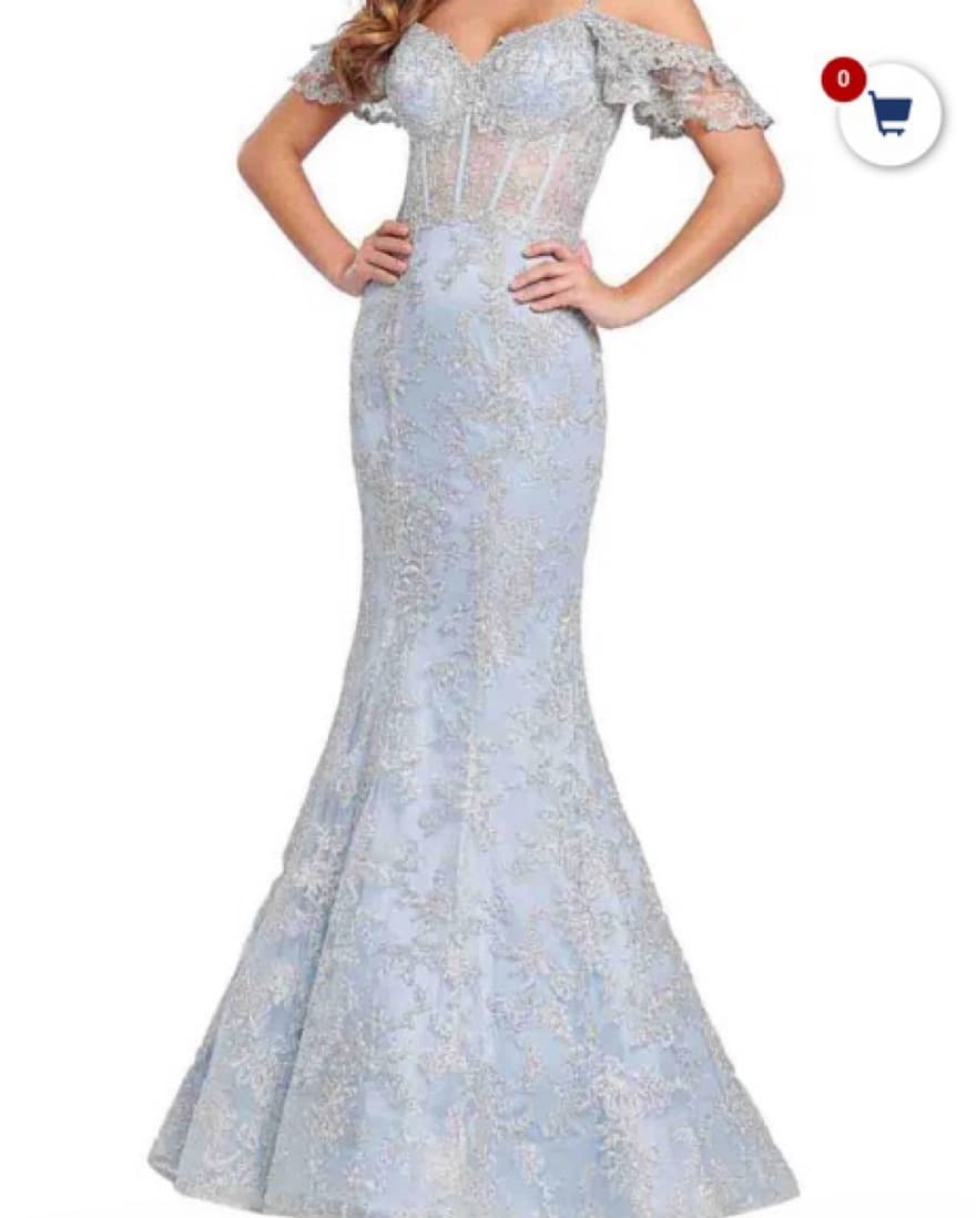 Mon Cheri Mermaid Prom Gown - Image 1