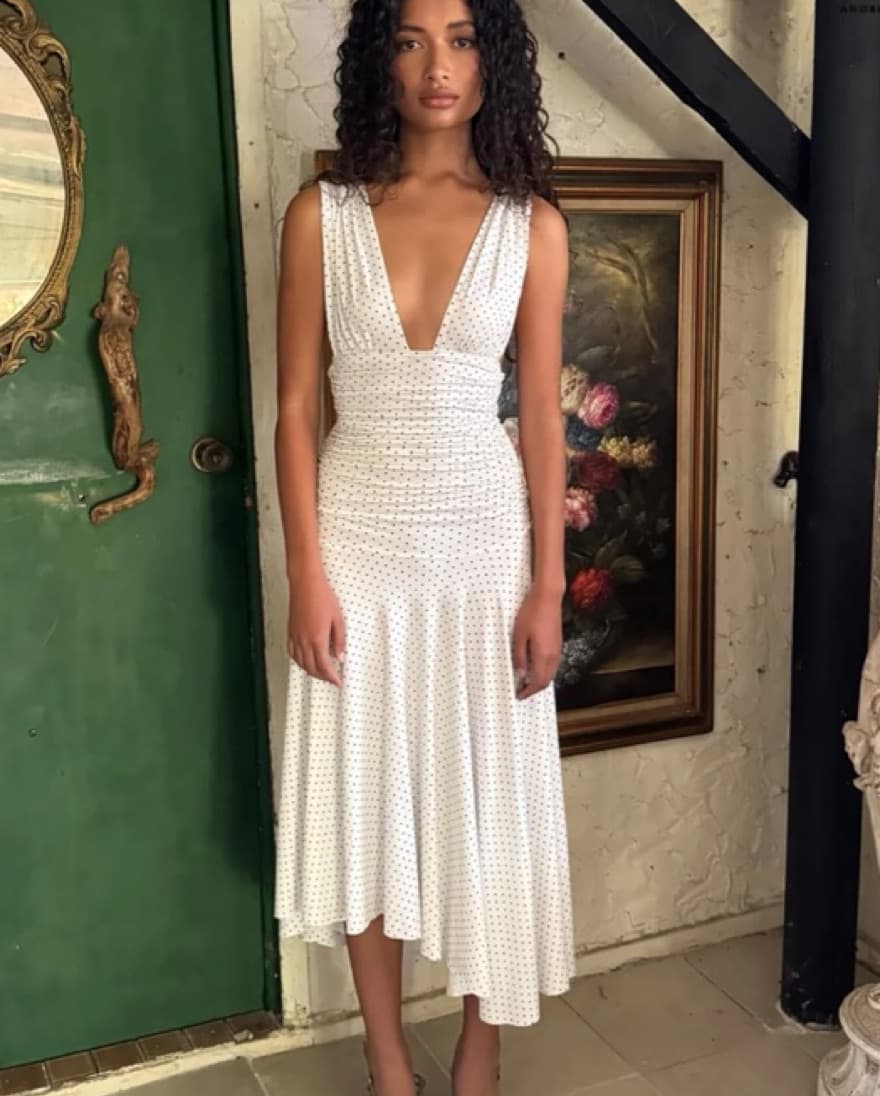Fait Par Foutch Polka Dot Dress - Image 1