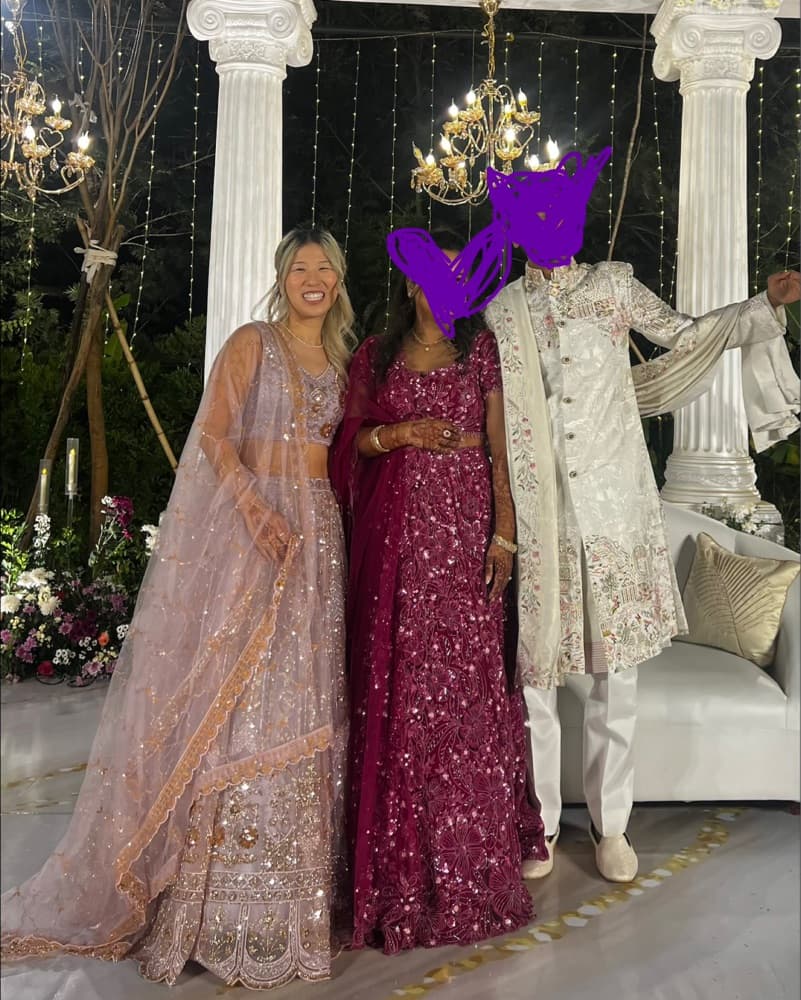 pink lehenga - Image 1