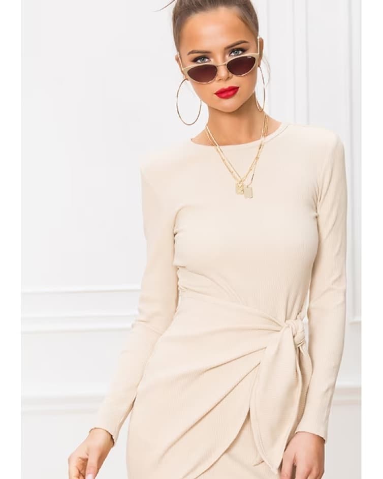 dana wrap mini dress - Image 1