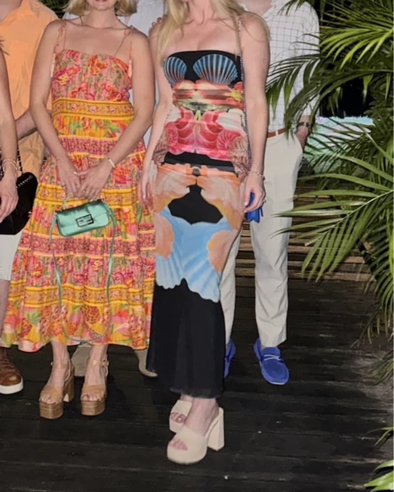 Revolve Shell Print Maxi Dress - Image 1
