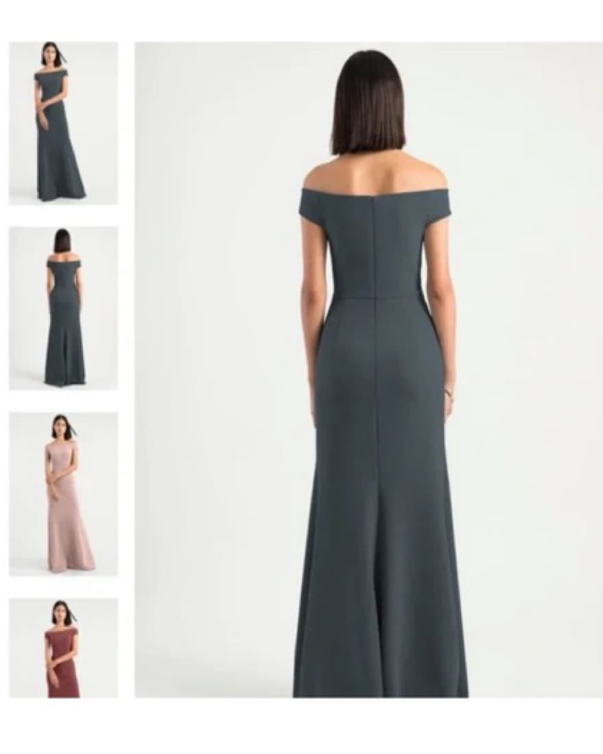 Jenny Yoo Storm Stretch Crepe-Larson  - Image 2