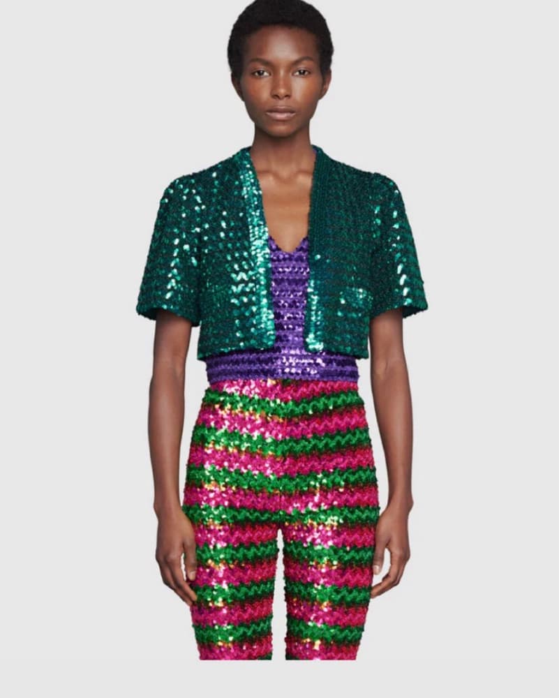 Gucci Sequin Bolero - Image 1