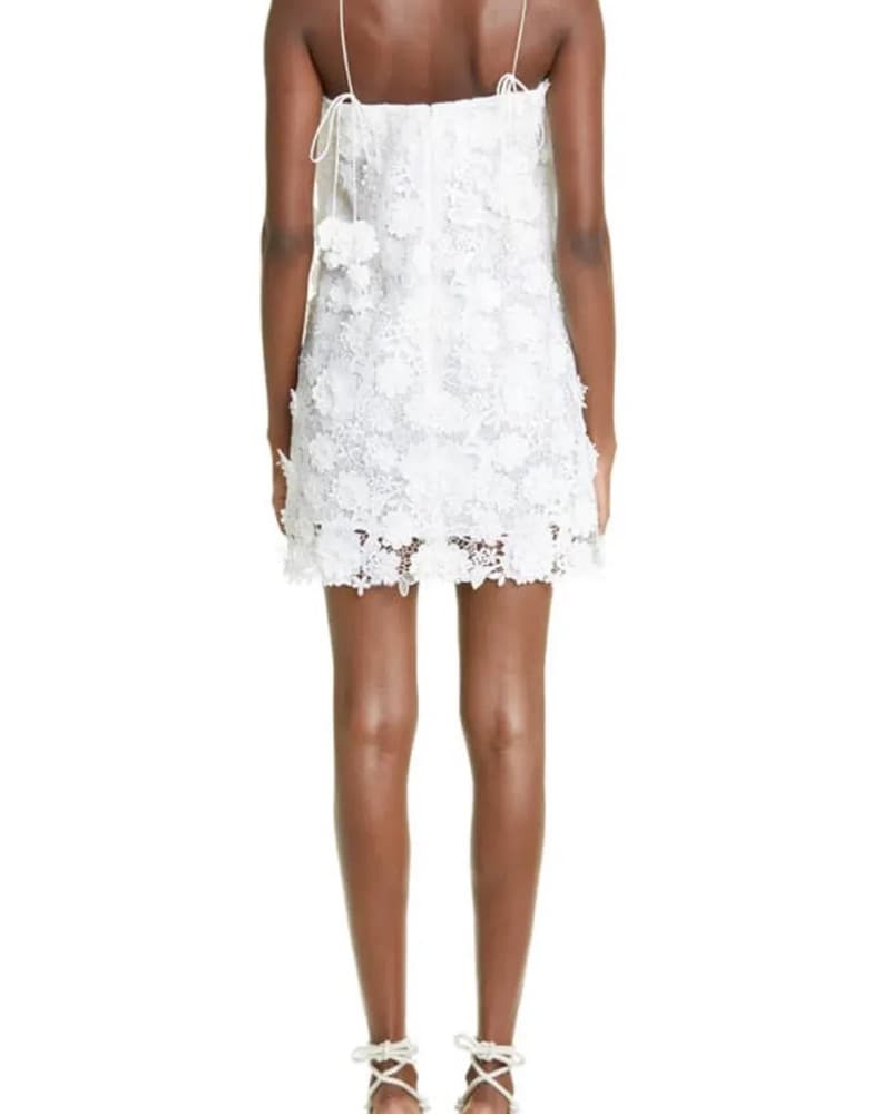 Raie Lace Mini Dress - Image 2