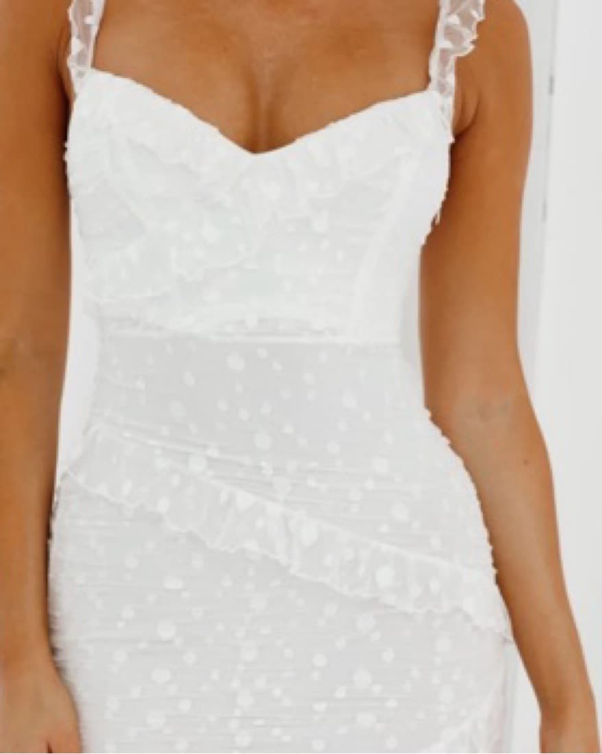 LA VIDA SWEETHEART NECKLINE FRILL TRIM P - Image 5
