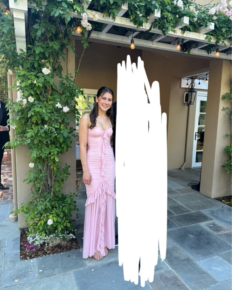 Majorelle Guiles Gown In Light Pink - Image 2