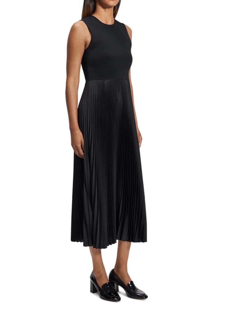 Theory Pleated Dress - Image 1