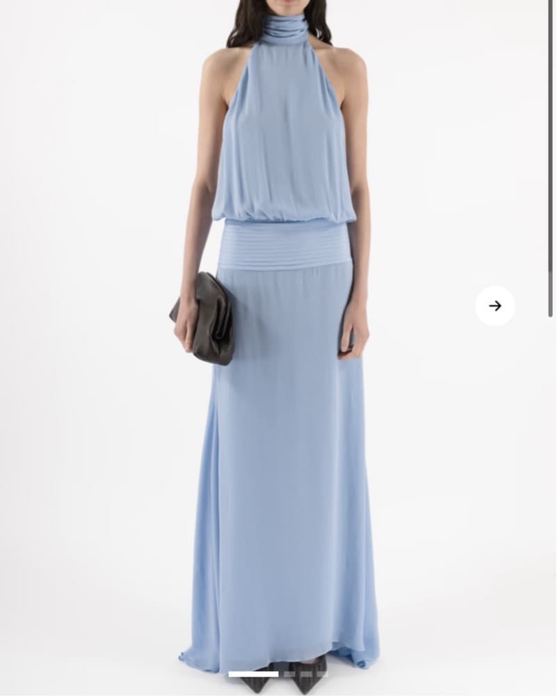 Arakii Blue Maxi Dress - Image 3