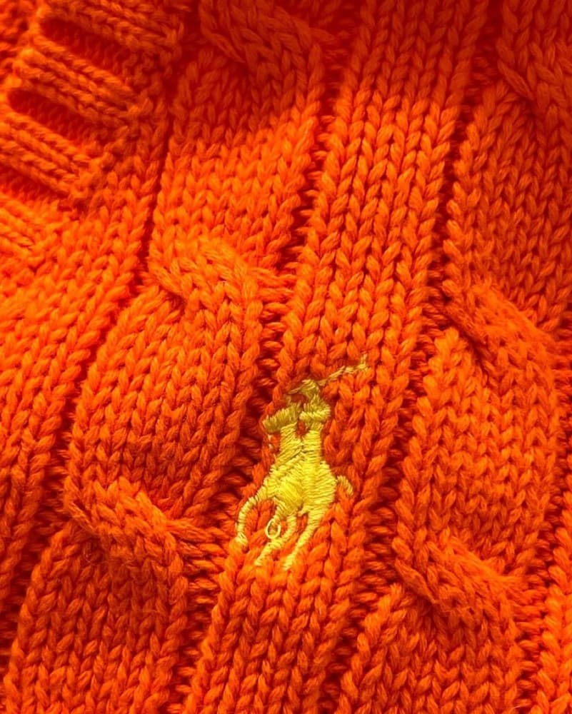 Vintage Ralph Lauren Cable Knit Sweater - Image 2
