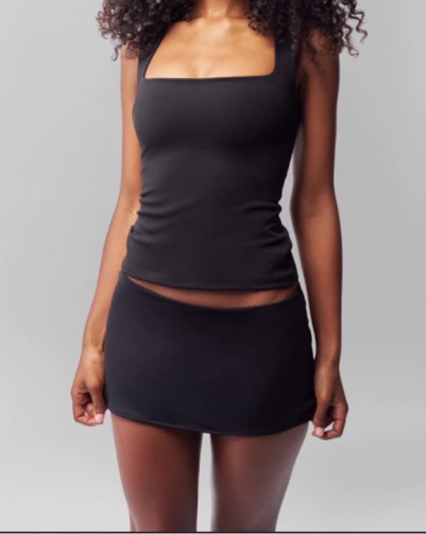 Black Guizio Micro Skirt  - Image 3