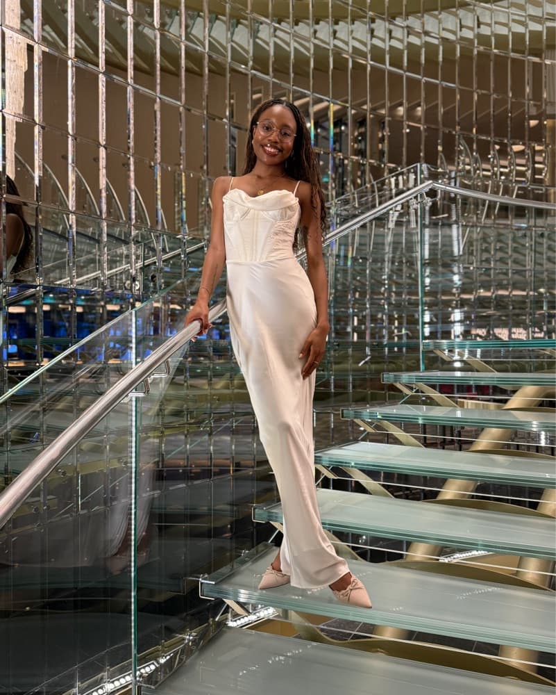 HOUSE OF CB CHARMAINE CORSET MAXI DRESS  - Image 3
